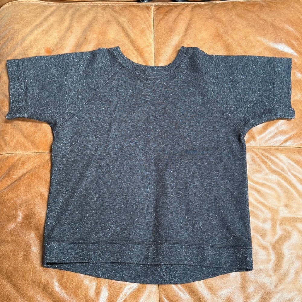 FLANNEL Australia Cotton/ Lurex Sparkle Sweater Shirt Women’s Size 0/XS NWOT